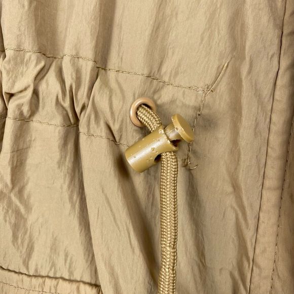 A New Day Rain Coat Womens X-Small Hooded Water-Resistant Pockets Gold‎ TA422 - Picture 5 of 6